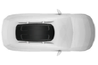 Birds eye view of the Thule Force XT M Roof Box