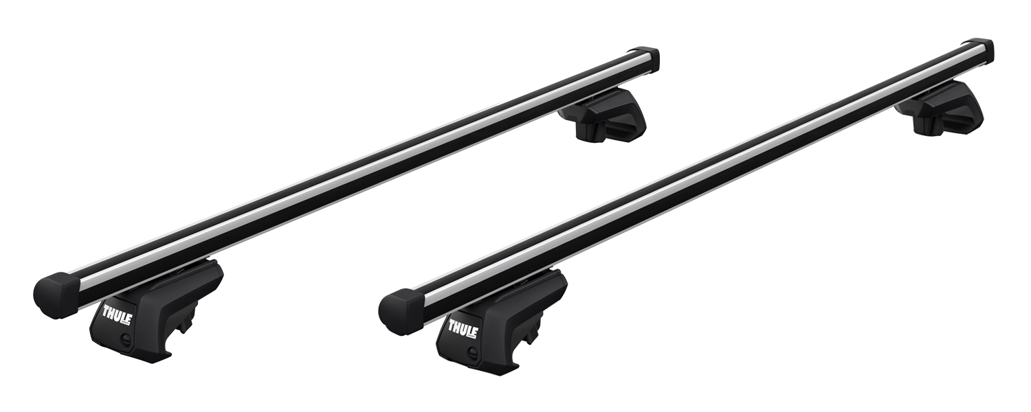 thumbnail image 2 of Bragan Black Roof Rails For Volkswagen Caddy Maxi 2015-2021 LWB Van - Pair With Fitting Kit, 80kg Load Rating 2 of 6