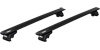 Thule WingBar Black Roof Bars for  NISSAN Terrano 5-dr SUV, 1986 - 1996 with Raised Roof Rails