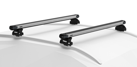 Thule SlideBar Roof Rack System to fit  DACIA Sandero 5-dr Hatchback, 2008 - 2012 with Fixed Points