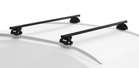 Thule SquareBar Roof Rack to fit  VOLVO V90 5-dr Estate, 2016 on with Flush Rails