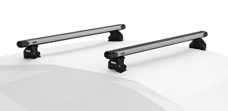 Thule SlideBar Roof Rack System to fit  FIAT Fullback 2-dr Extended Cab, 2016 on with Fixed Points