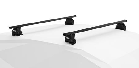 Thule SquareBar Roof Rack to fit  TOYOTA Highlander 5-dr SUV, 2014 - 2020 with Flush Rails