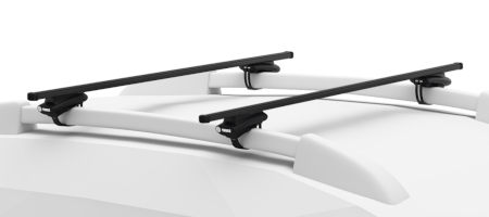 Thule SquareBar Roof Rack to fit SSANGYONG Rexton 5-dr SUV, 2018 on with Raised Roof Rails