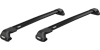 Thule WingBar Edge Black Roof Bars for  FIAT Fullback 2-dr Extended Cab, 2016 on with Fixed Points