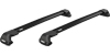 Thule WingBar Edge Black Roof Bars for  TOYOTA Highlander 5-dr SUV, 2014 - 2020 with Flush Rails