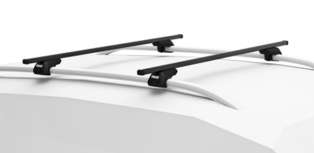 Thule SmartRack XT SquareBars to fit  TOYOTA Spacio 5-dr MPV, 1997 - 2000 with Raised Roof Rails