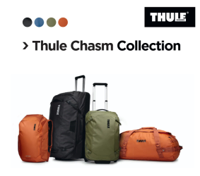 Thule Chasm range of duffels and bags