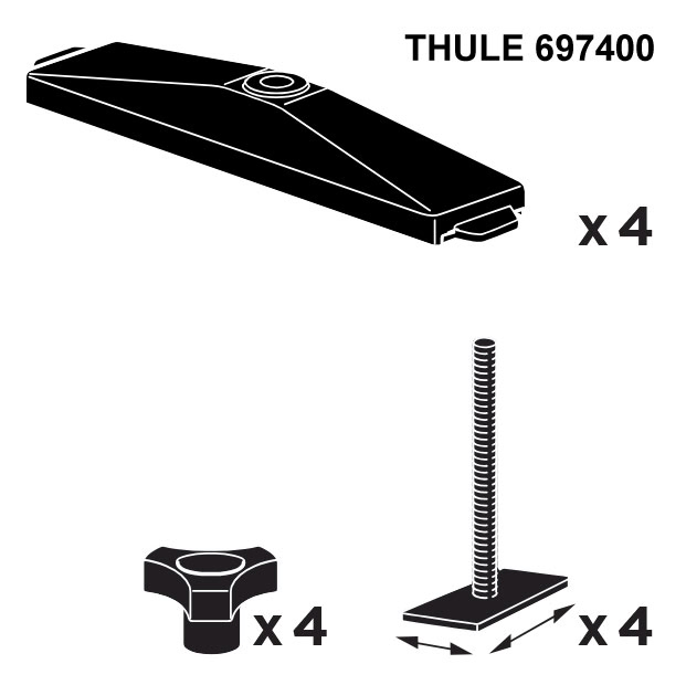 Thule T Track Adapter 697-6