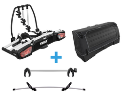 Thule Velospace XT 3 with BackSpace XT and Additional Bike Adapters