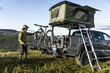Thule basin loaded onto pick-up truck
