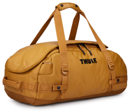Golden colour Thule Chasm bag, 40 litre size