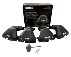 Thule Edge 7205 Foot Pack includes 4 feet with locks, 1 torque limited tightening tool, 2 keys and instructions