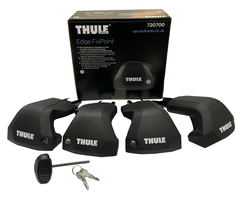 Thule 7207 Foot Pack includes 4 lockable feet, 1 torque limited tightening tool and 2 keys