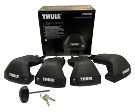 Thule 7207 Foot Pack includes 4 lockable feet, 1 torque limited tightening tool and 2 keys