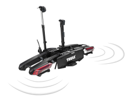 Thule Epos 2 ParkSecure bike rack with parking sensors