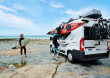 Thule ProBar Flex roof bar system on the Thule SmartClamp with Hullavator