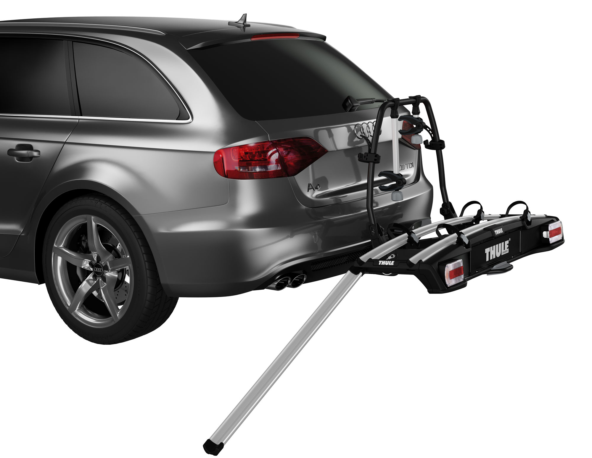 Thule Loading Ramp XT attached to the VeloSpace bike rake