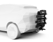 Thule OutPace 3 bike carrier folds flat against vehicle