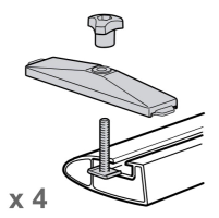 Thule 20mm T-Track Adapter for PowerClick  Clamps