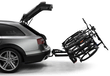Thule VeloSpace XT with 4 Bikes - Tilted for boot access
